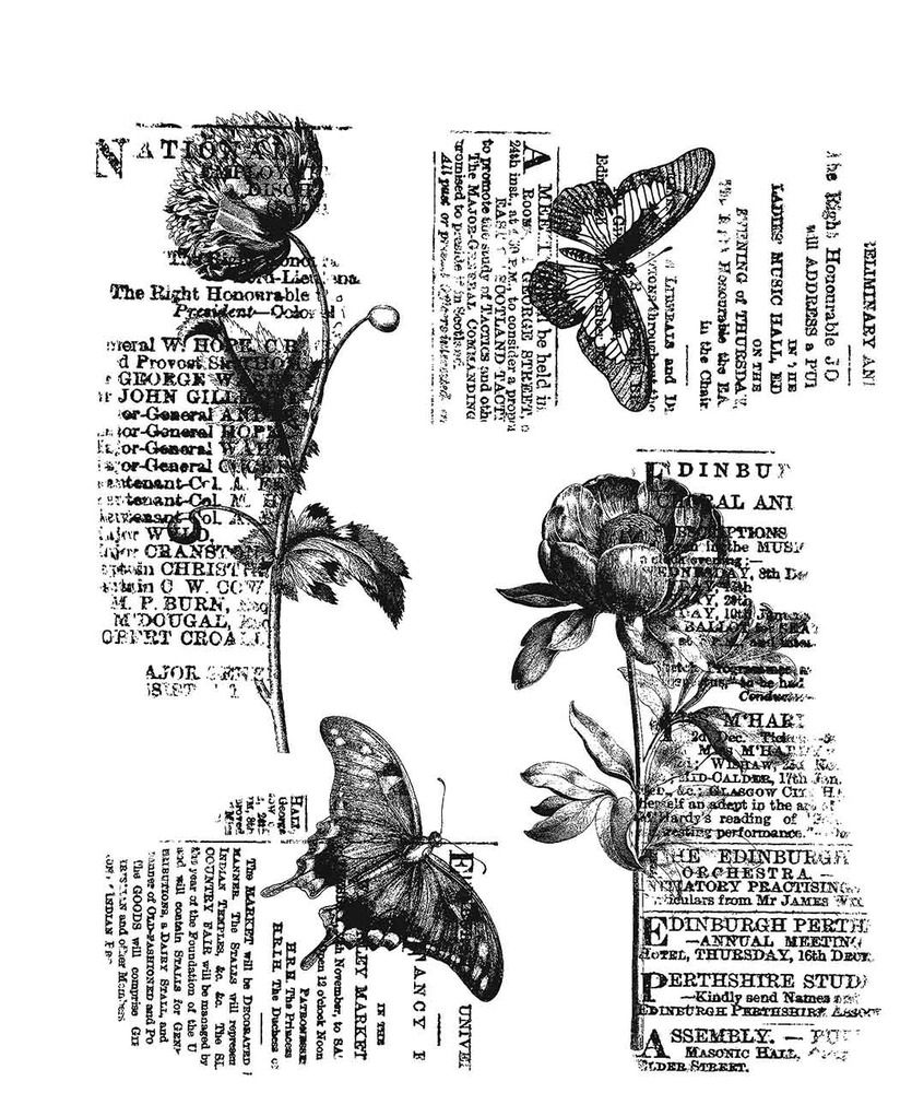 Botanic Collage - Stamp Set