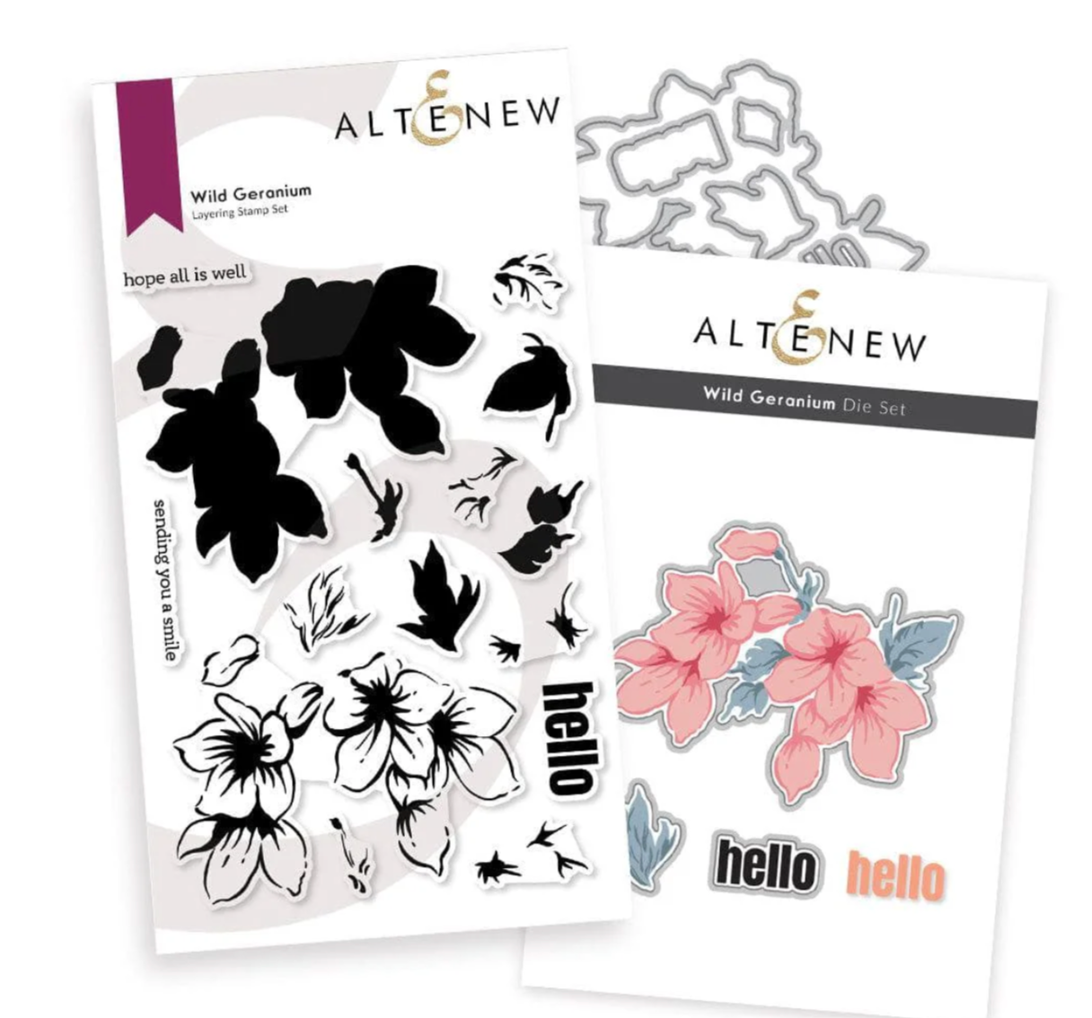 Wild Geranium - Stamp &amp; Die Set