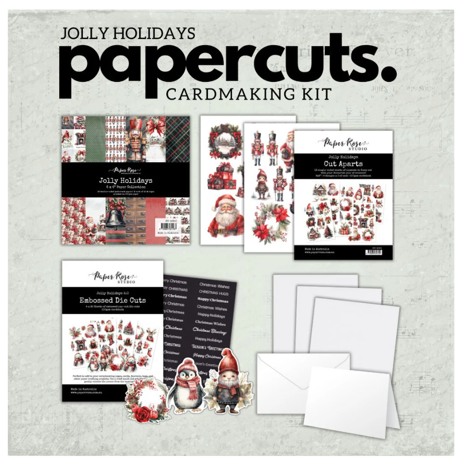 Jolly Holidays - Papercuts Cardmaking Kit