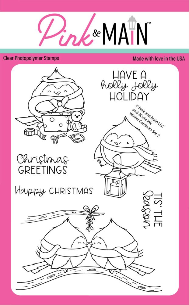 Winter Cardinals - Stamp Set