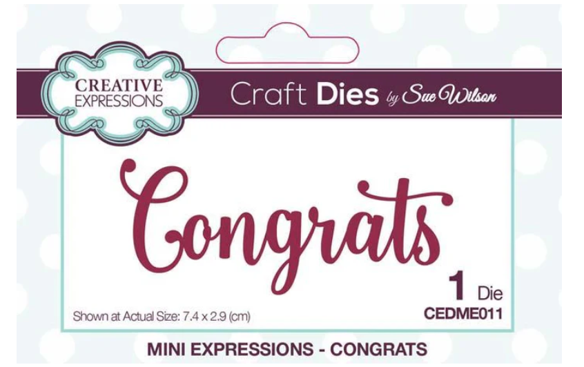 Congrats - Mini Expressions Die