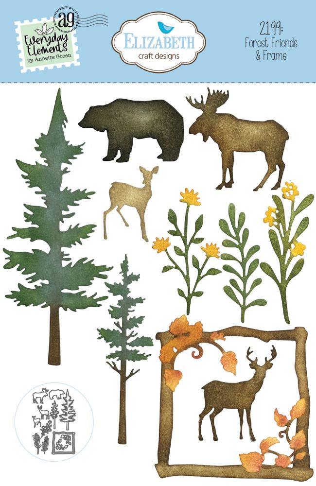 Forest Friends &amp; Frame - Die Set