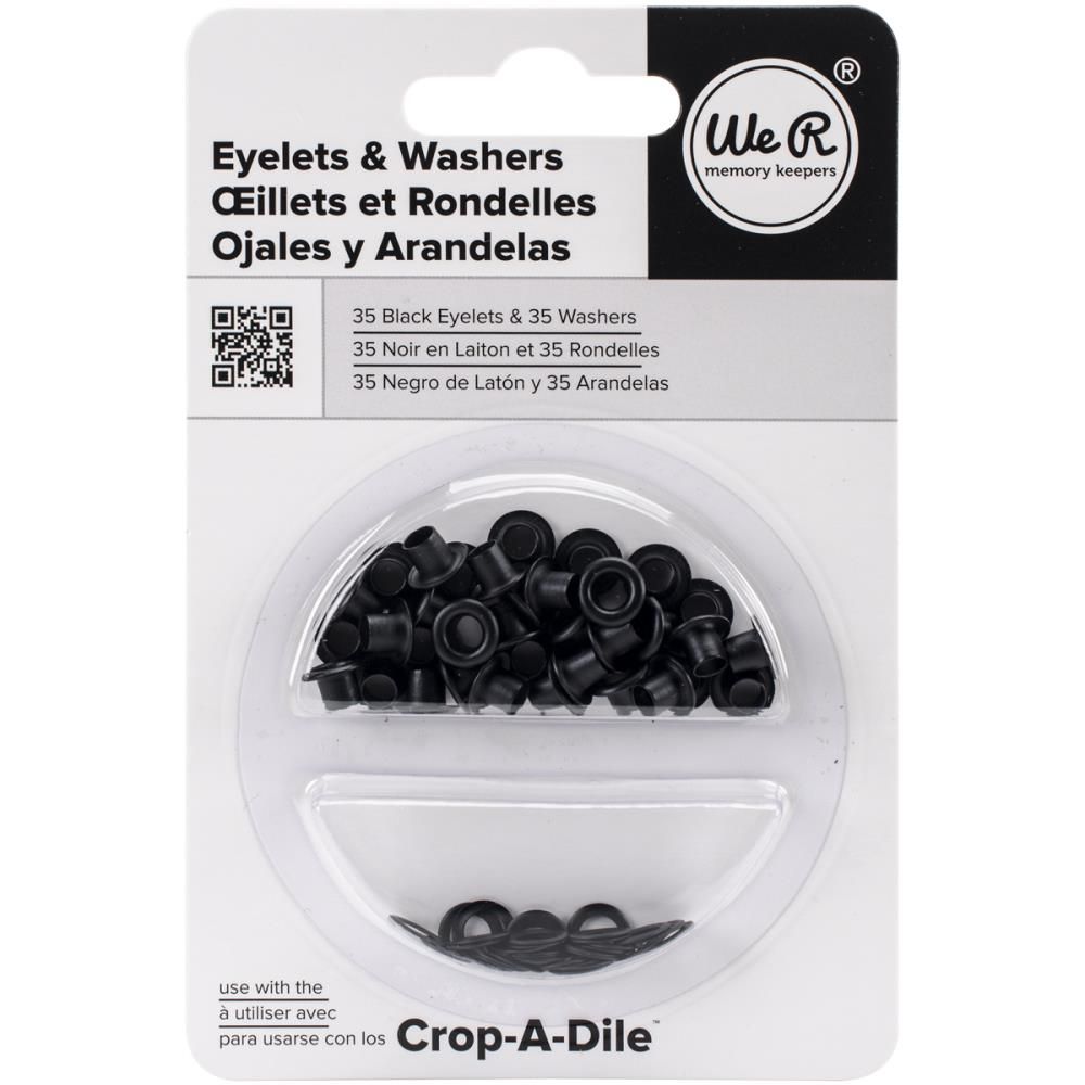 Black - Eyelets &amp; Washers