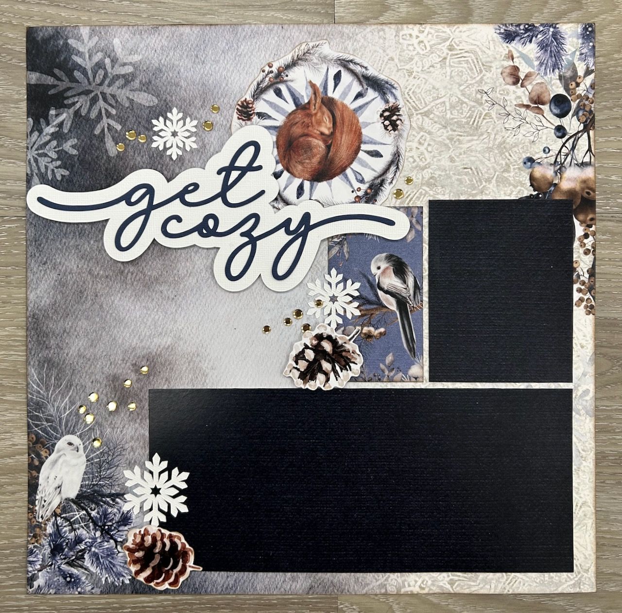 Get Cozy - Make &amp; Take Layout Kit