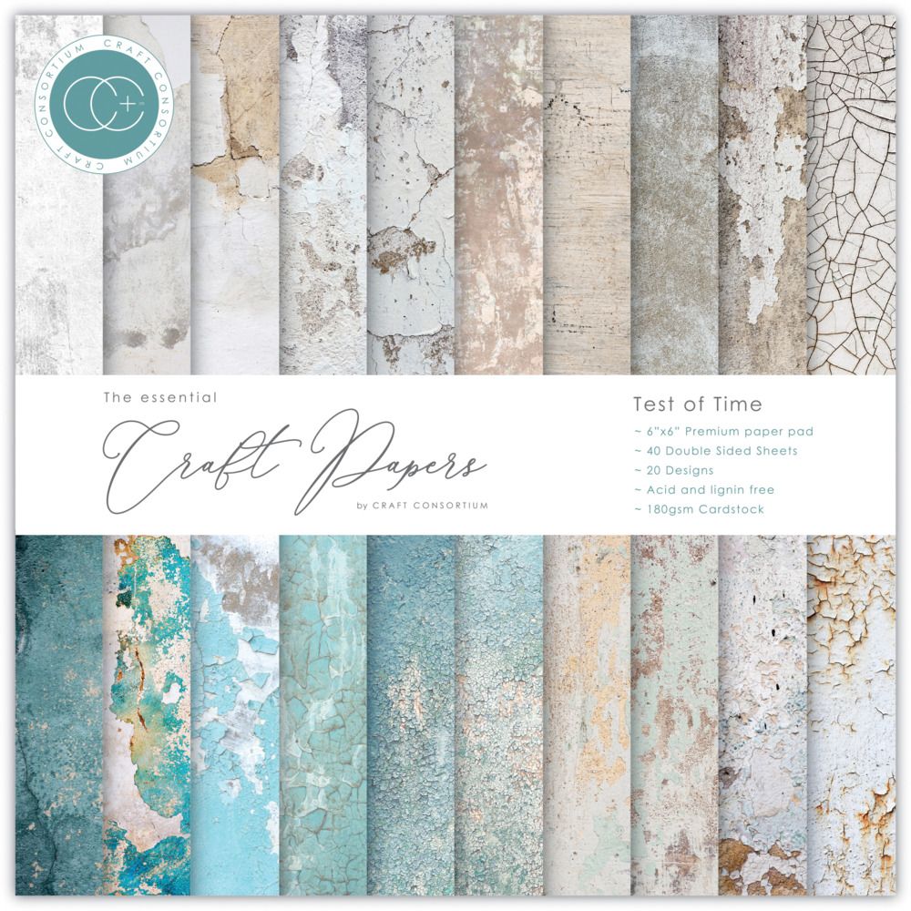 6x6 Paper Pad - Test of Time - Essential Craft Papers