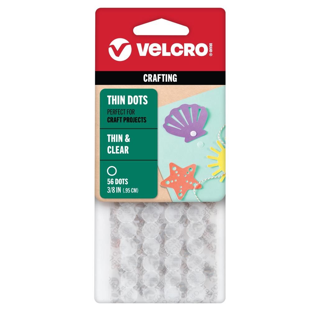 Thin - Tiny Fastener Velcro Coins