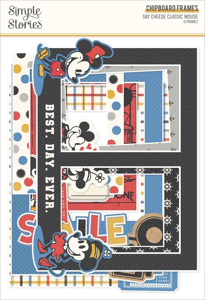 Chipboard Frames - Say Cheese Classic Mouse
