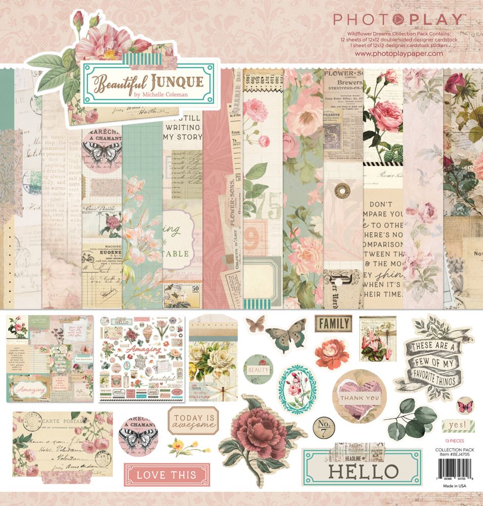12x12 Collection Pack - Beautiful Junque Collection