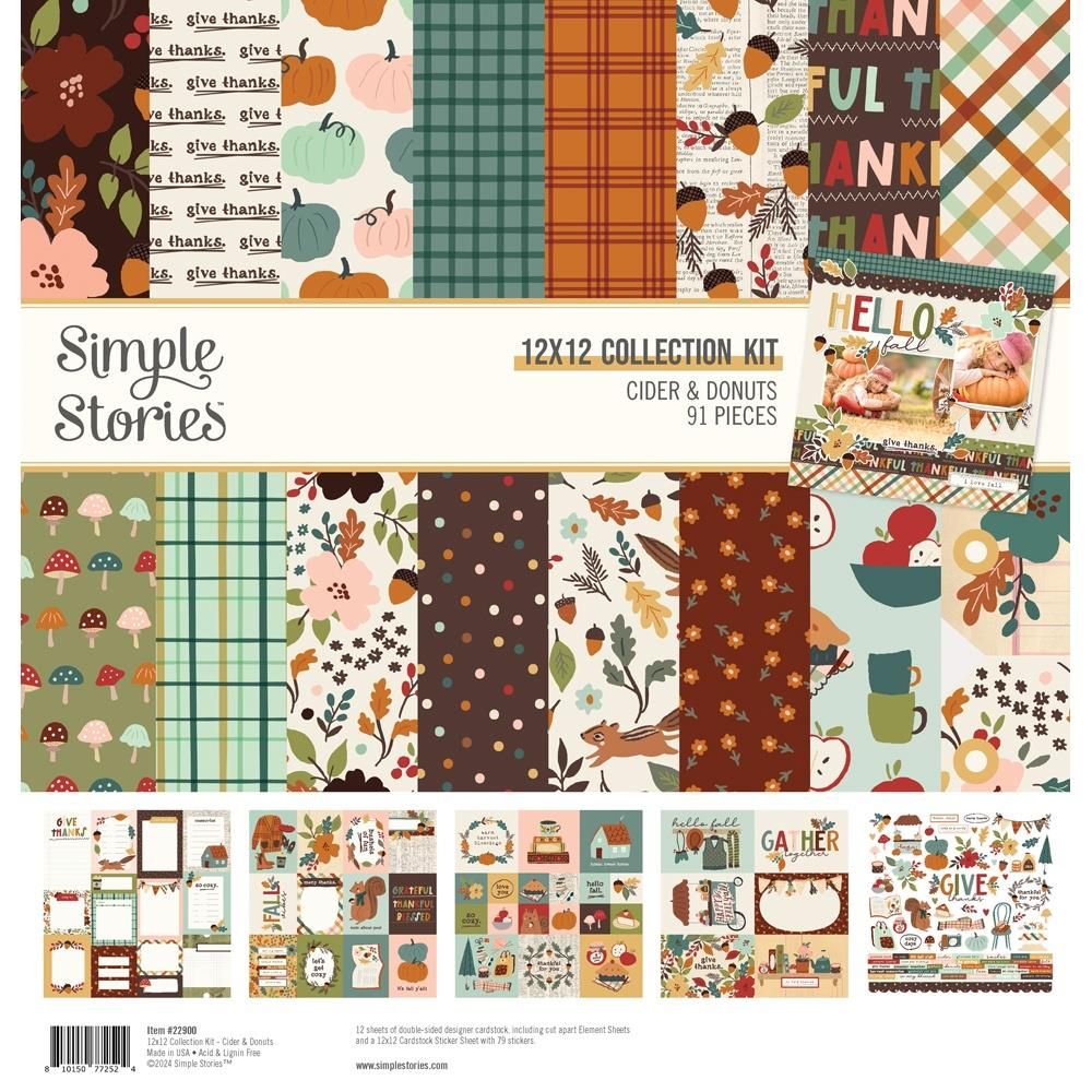 12x12 Collection Kit - Cider &amp; Donuts Collection