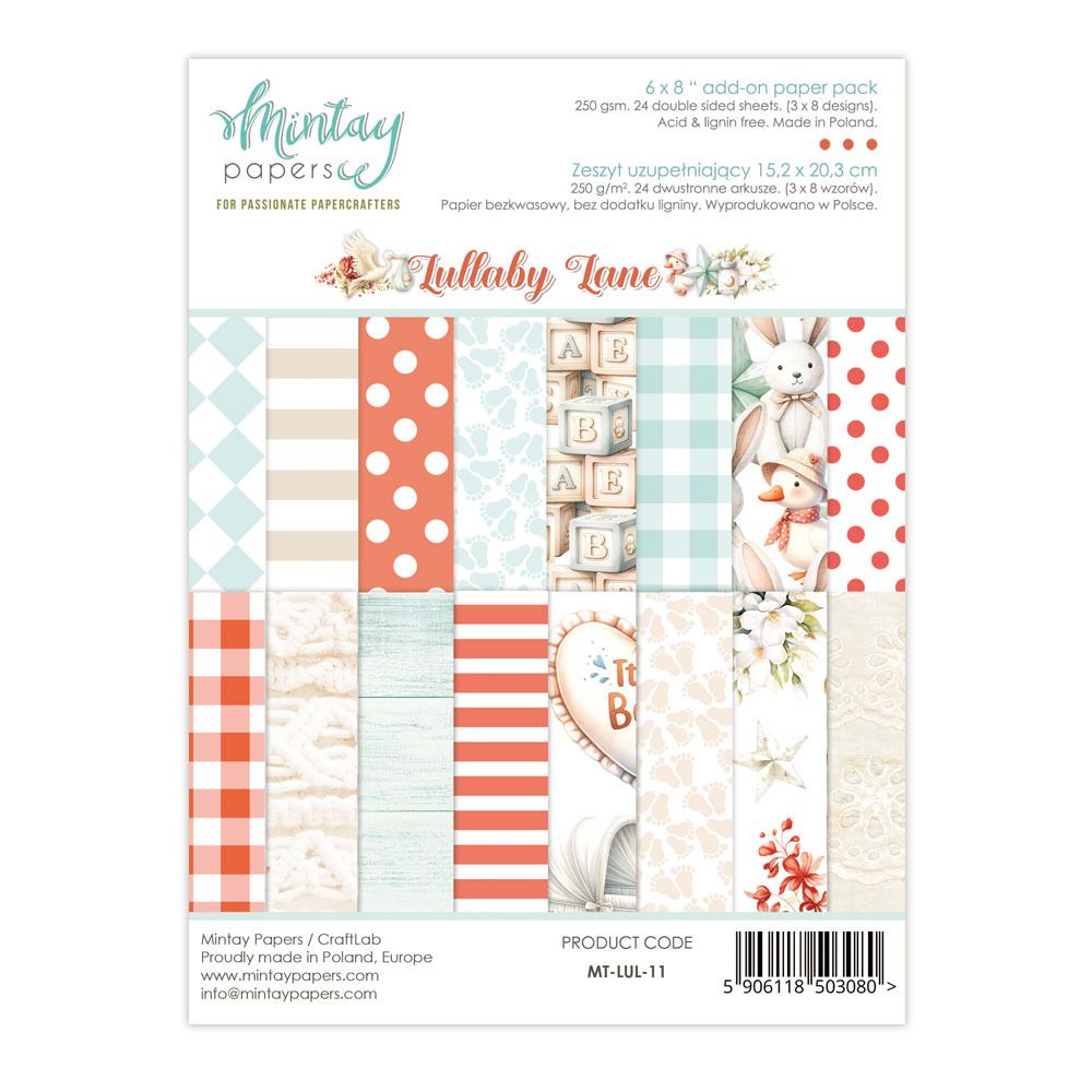 6x8 Add-on Paper Set - Lullaby Lane Collection