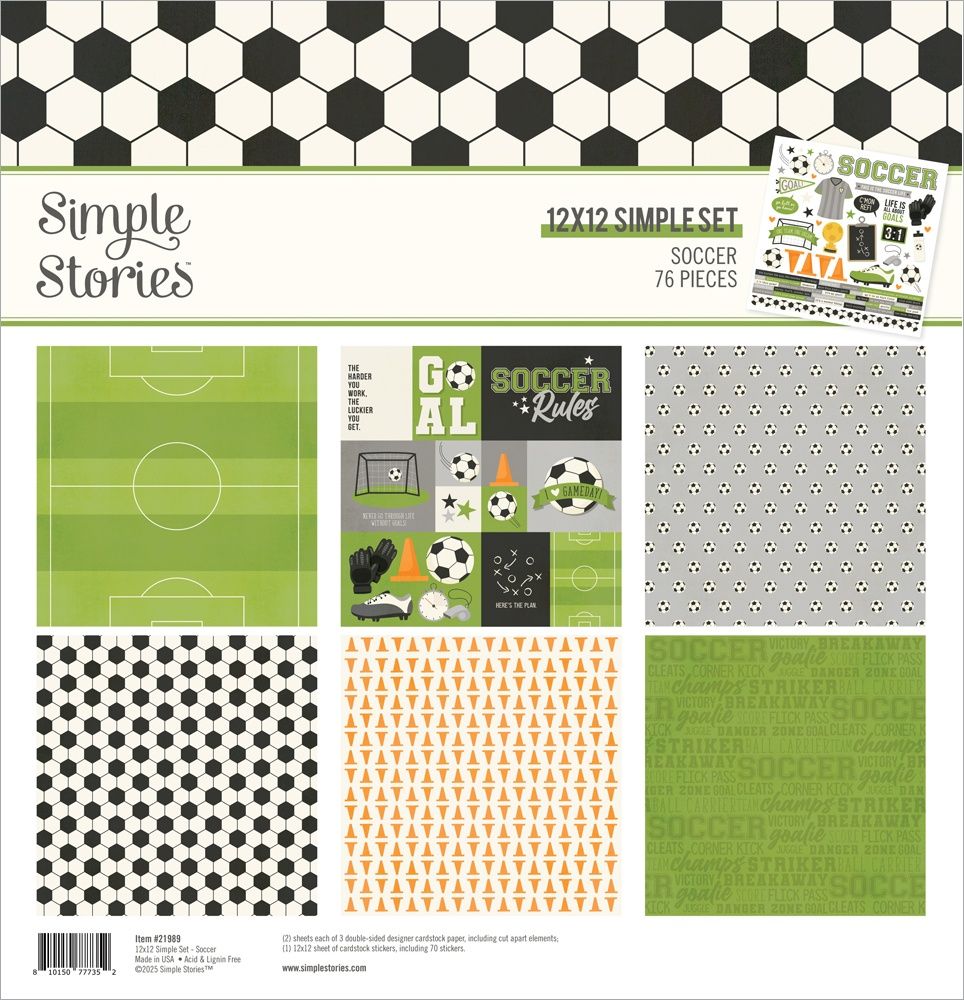12x12 Collection Kit - Soccer Collection
