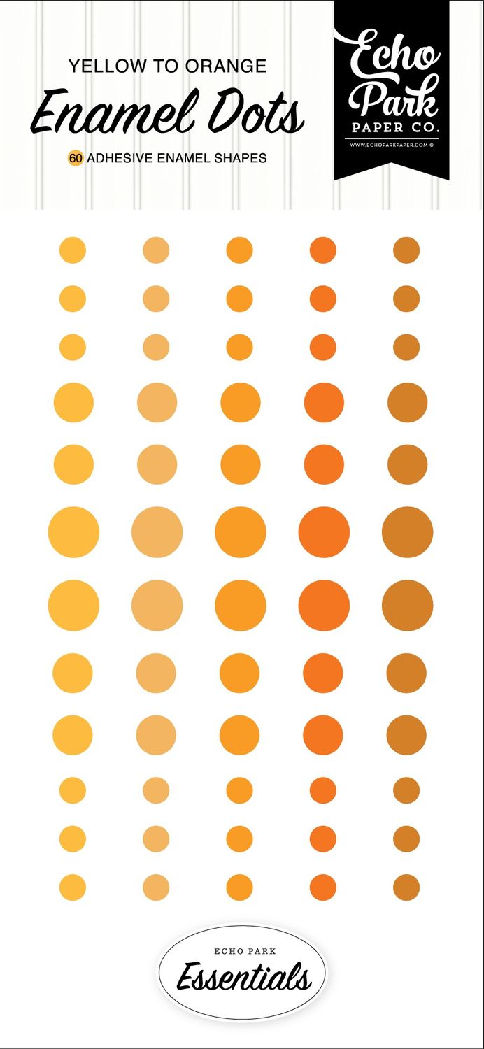 Enamel Dots - Yellow - Essentials Collection