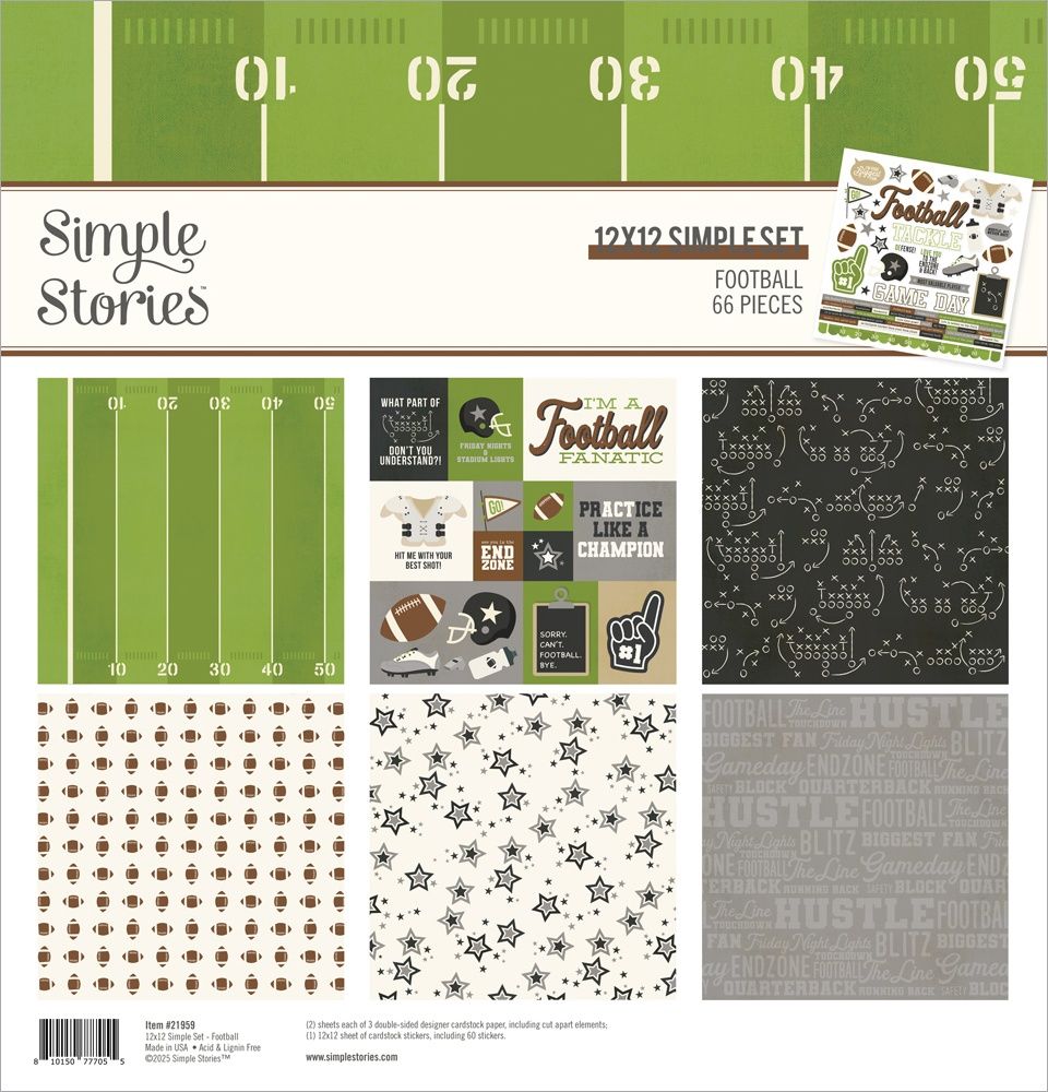 12x12 Collection Kit - Football Collection