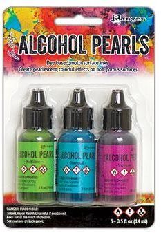 Set 2 - Tim Holtz Alcohol Pearls Ink Set