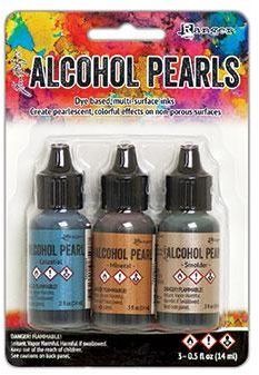 Set 4 - Tim Holtz Alcohol Pearls Ink Set