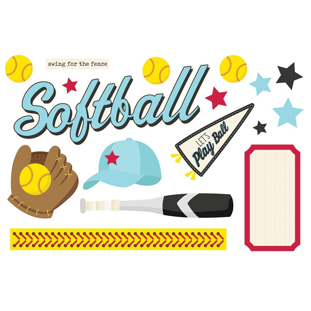 Page Pieces - Softball Collection