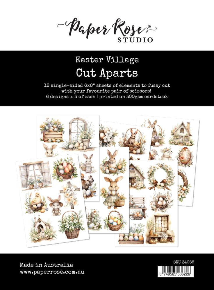 Cut Aparts Paper Pack - Easter Village Collection