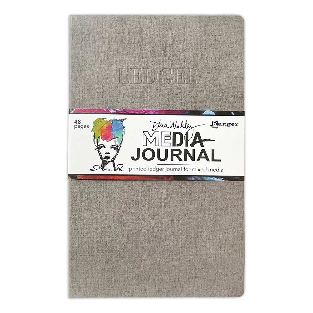 Printed Journal Ledger for Mixed Media