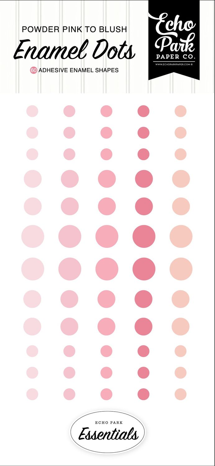 Enamel Dots - Pink - Essentials Collection