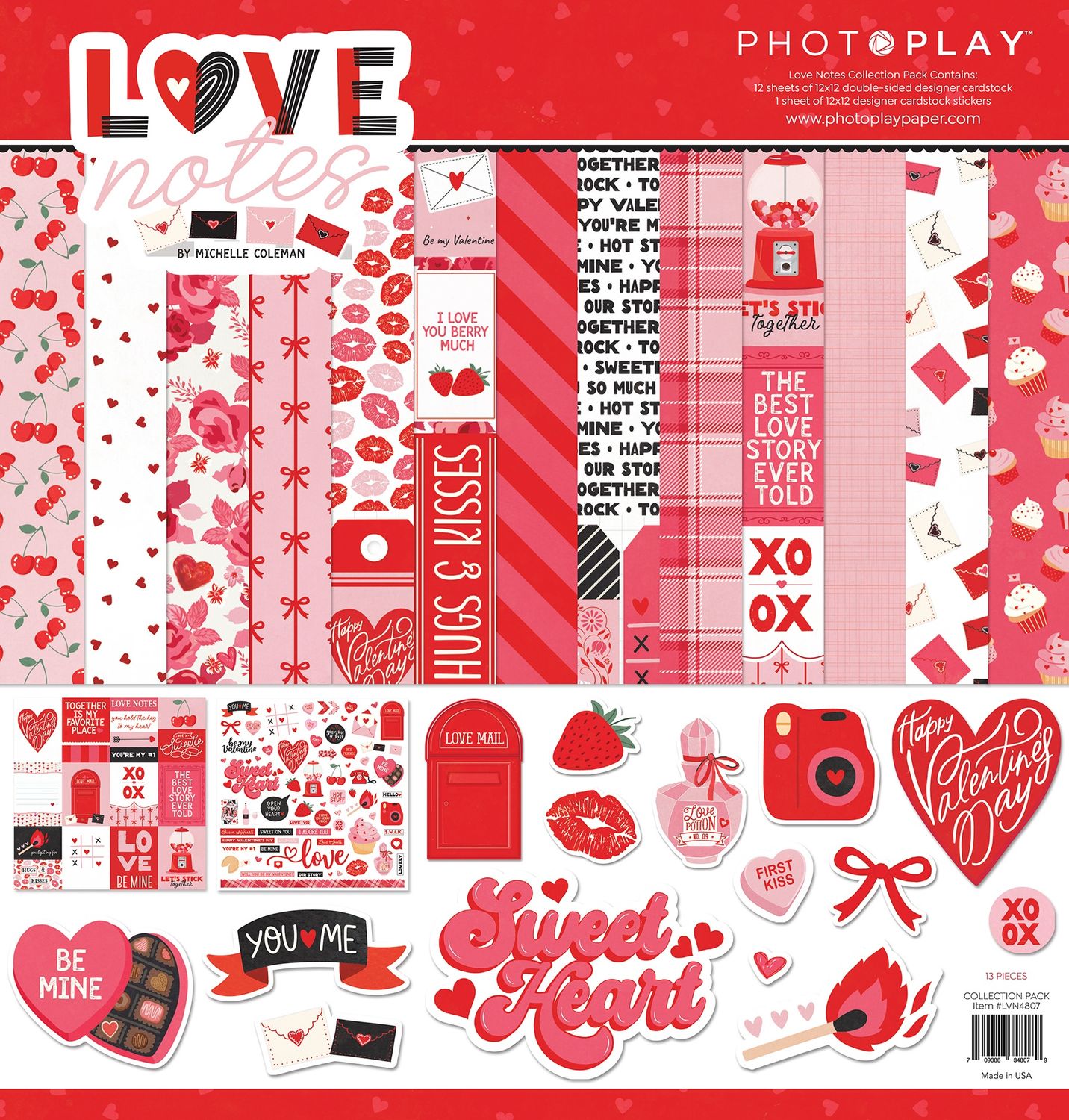 12x12 Collection Kit - Love Note Collection