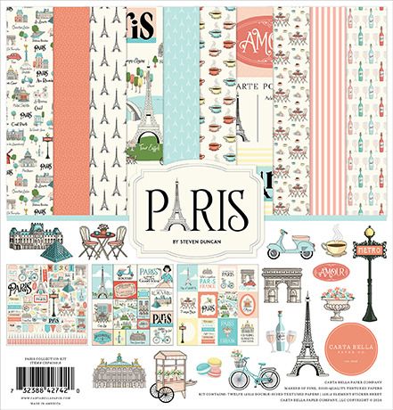 12x12 Collection Kit - Paris Collection