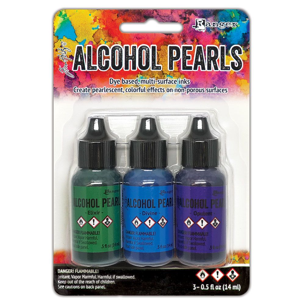 Set 6 - Tim Holtz Alcohol Pearls Ink Set