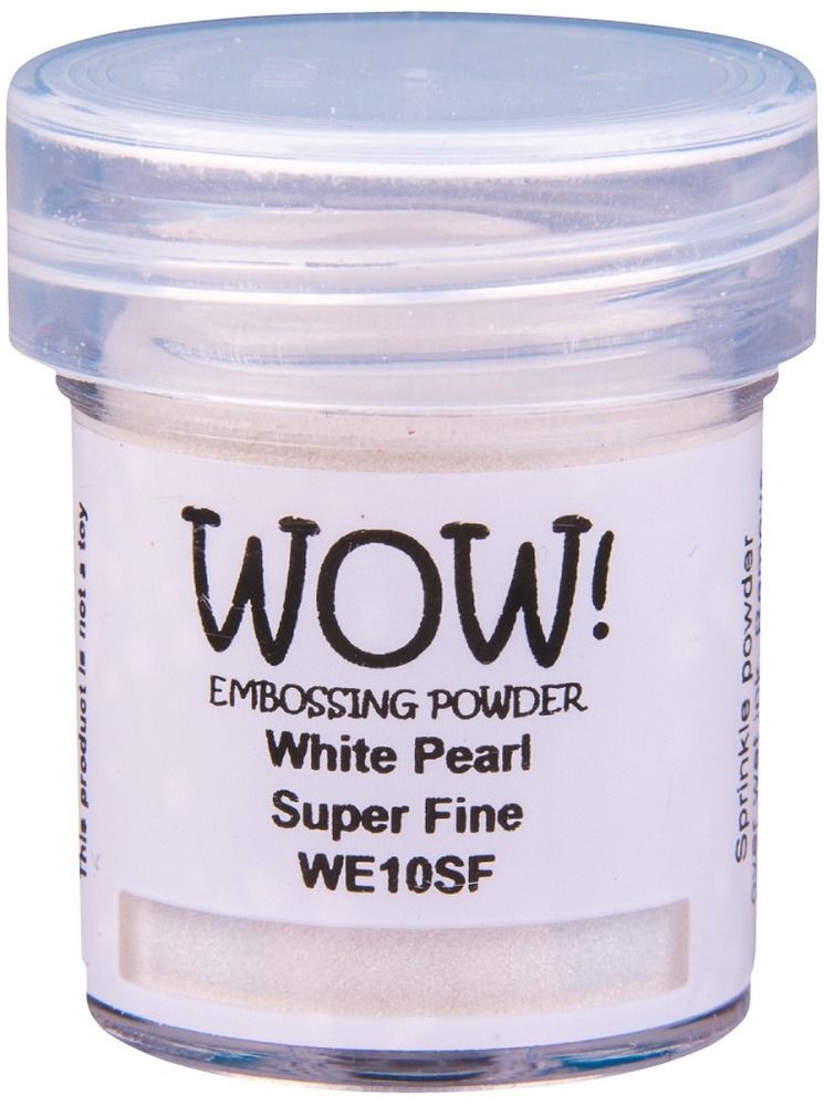 White Pearl - Super Fine - Pearlescent Embossing Powder