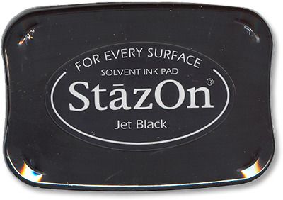 Jet Black - Staz-On Solvent Ink