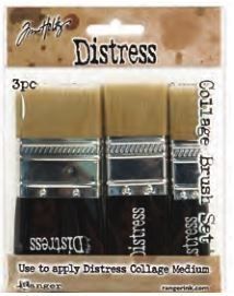 Collage Brush Set - Distress