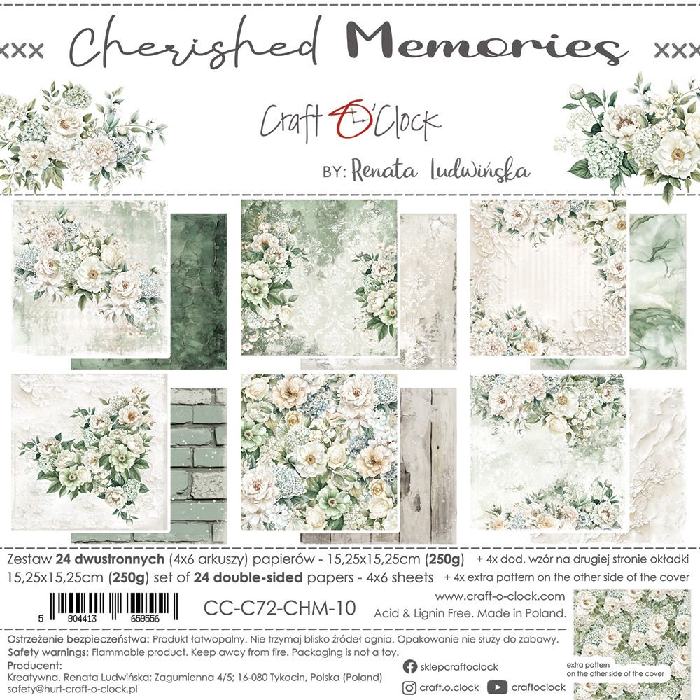 6x6 Paper Pad - Cherished Memories Collection