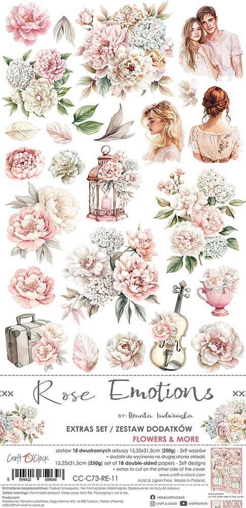 Extras Set - Flowers - Rose Emotions Collection