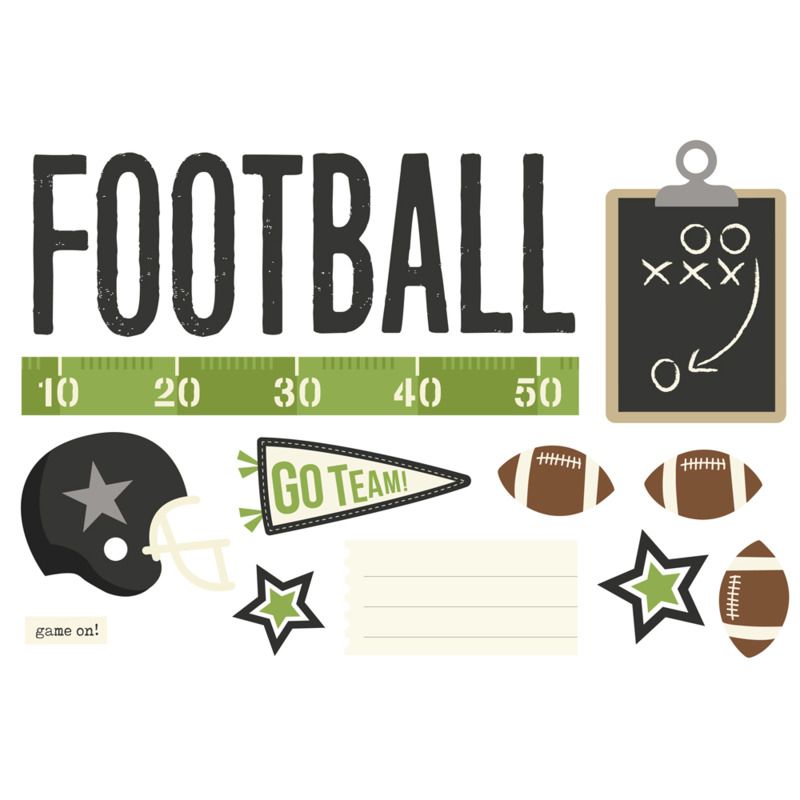 Page Pieces - Football Collection