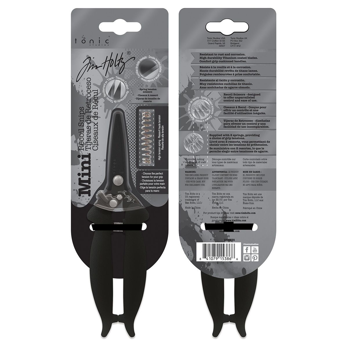 Mini Recoil Snips - Tim Holtz - Scissors