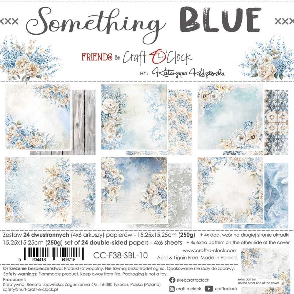 6x6 Paper Pad - Something Blue Collection