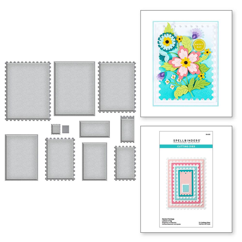 Nested Postage Labels &amp; Tag - Die Set