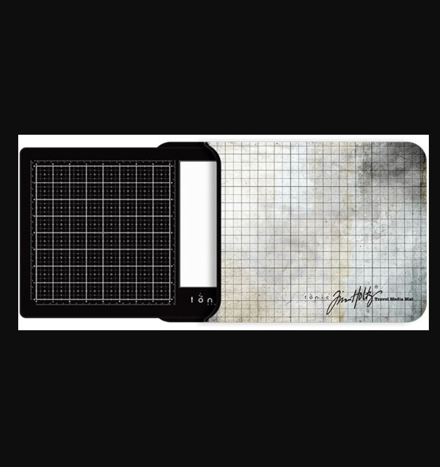 Travel Glass Media Mat - Tim Holtz