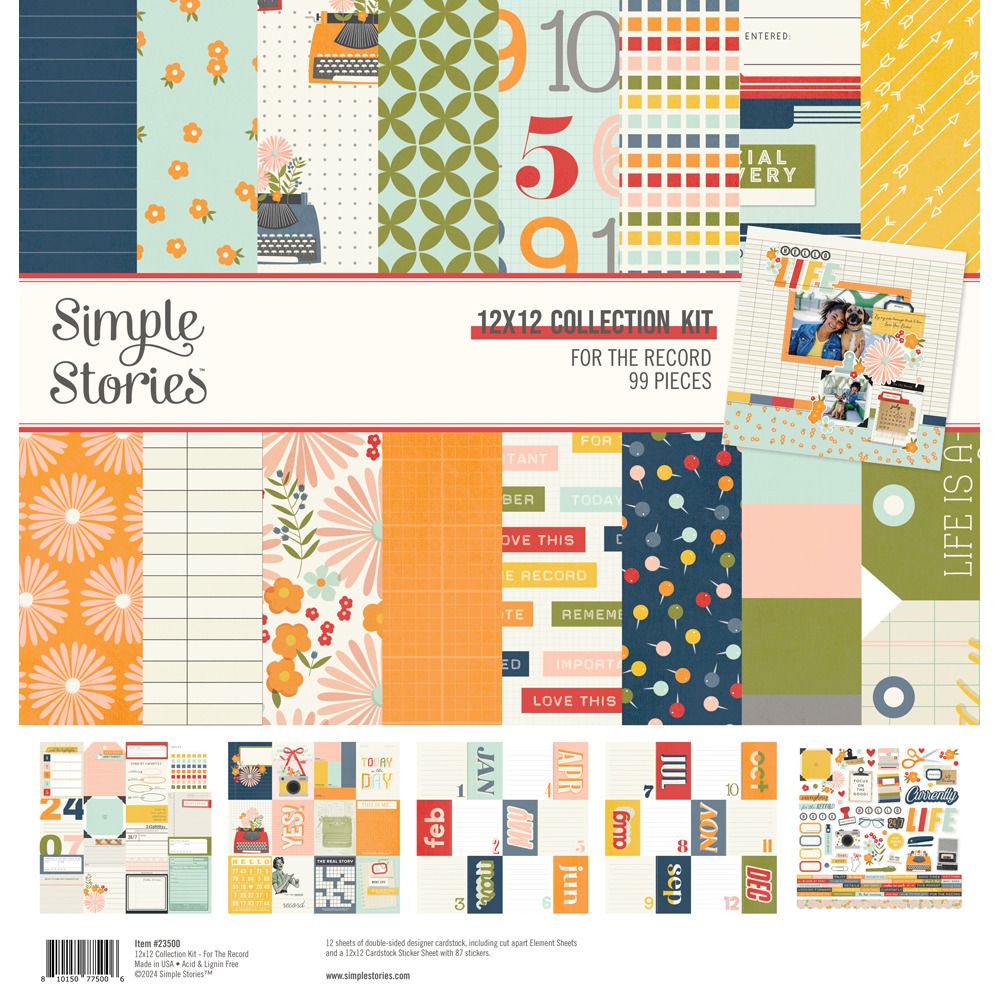 12x12 Collection Kit - For The Record Collection