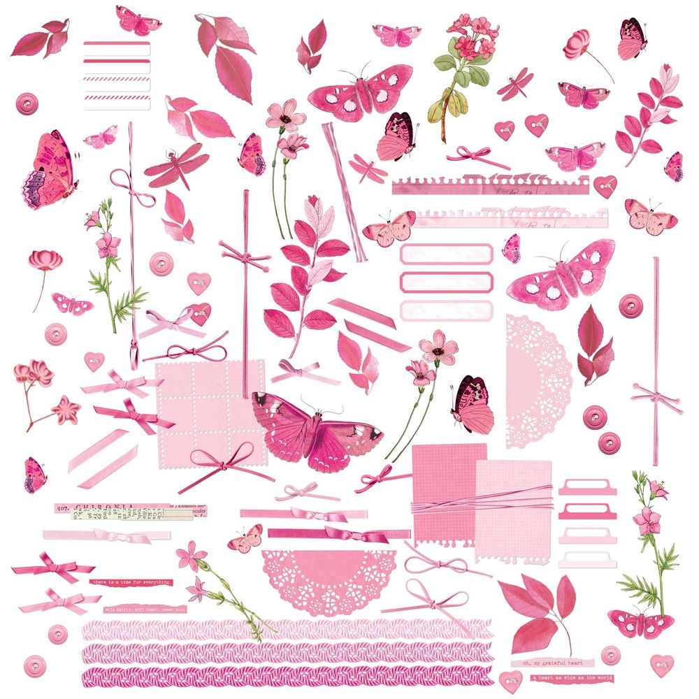 Laser Cut Elements - Color Swatch Blossom Collection