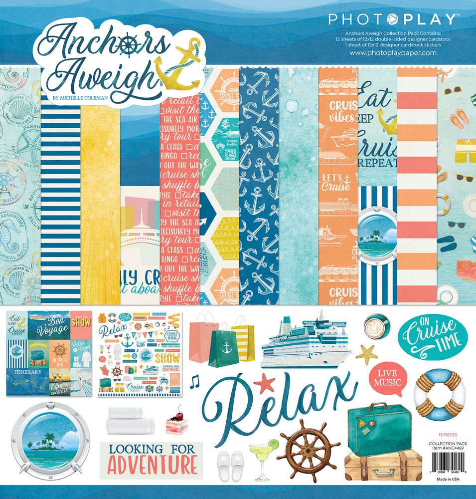 12x12 Collection Pack - Anchors Aweigh Collection