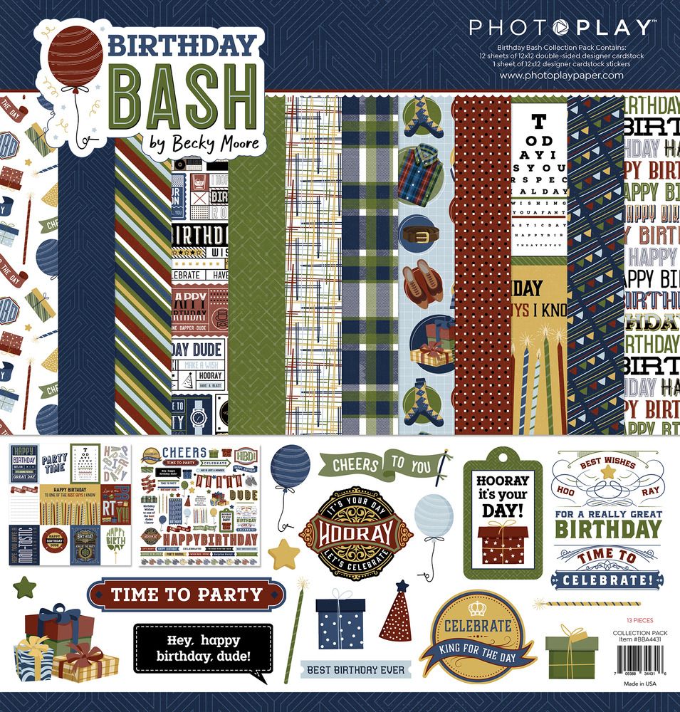 12x12 Collection Pack - Birthday Bash Collection
