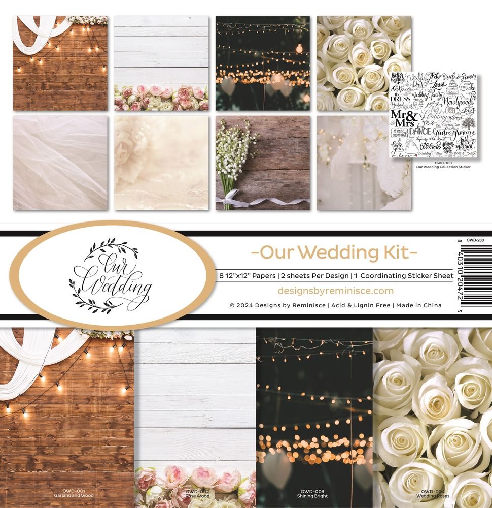 12x12 Collection Kit - Our Wedding Collection