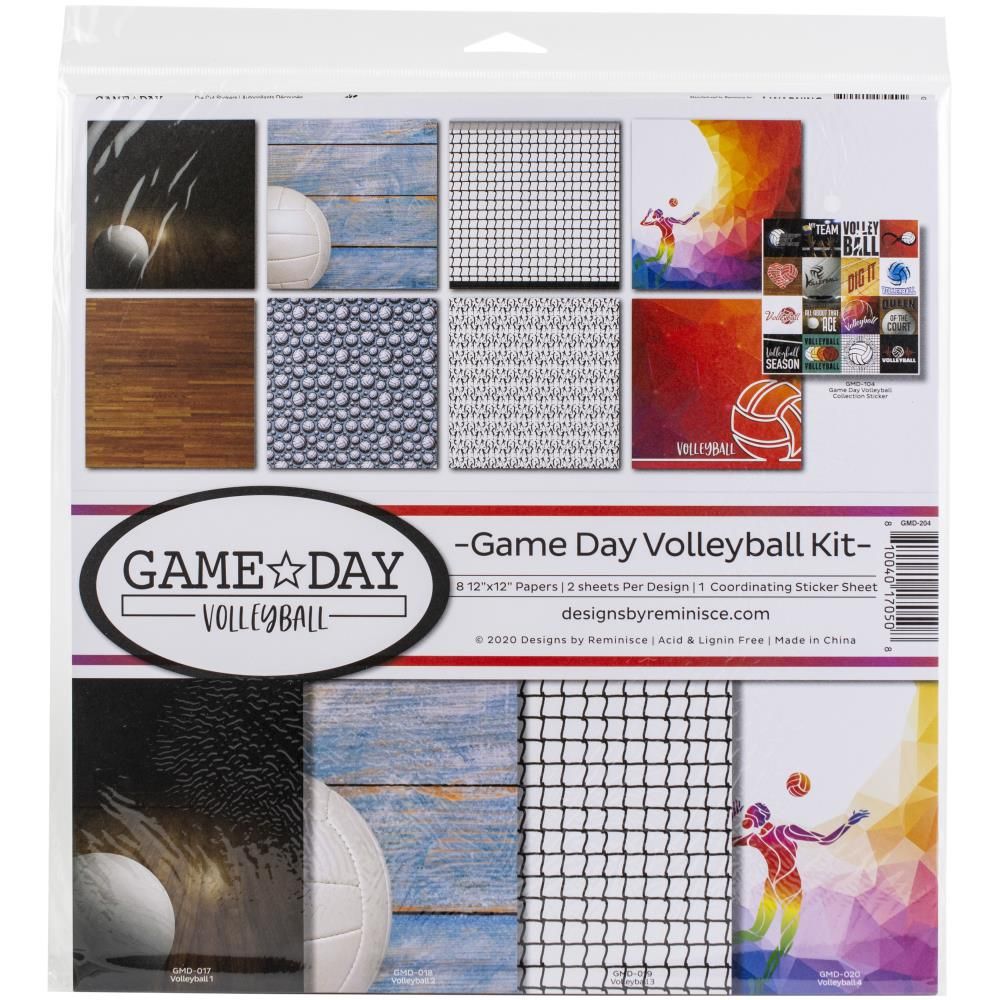 12x12 Collection Kit - Game Day Volleyball Collection