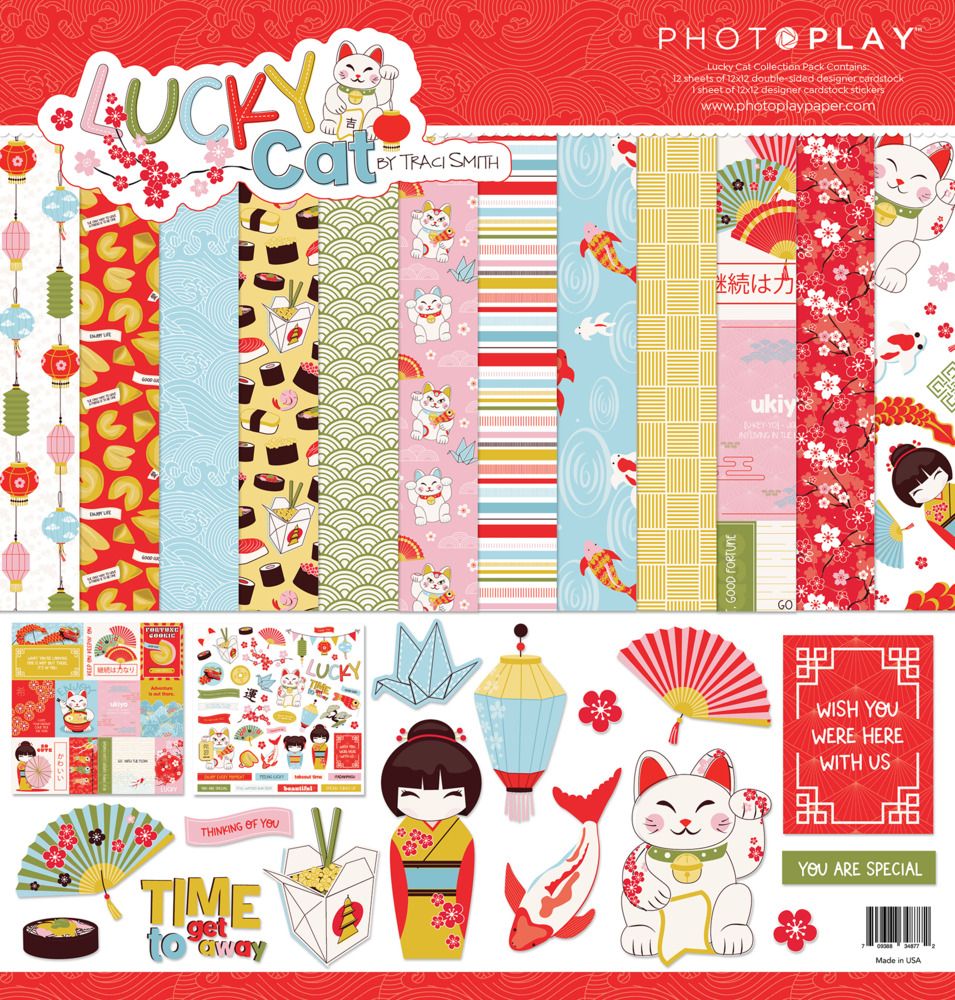 12x12 Collection Pack - Lucky Cat Collection