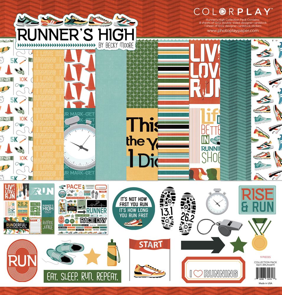 12x12 Collection Pack - Runner&#39;s High Collection