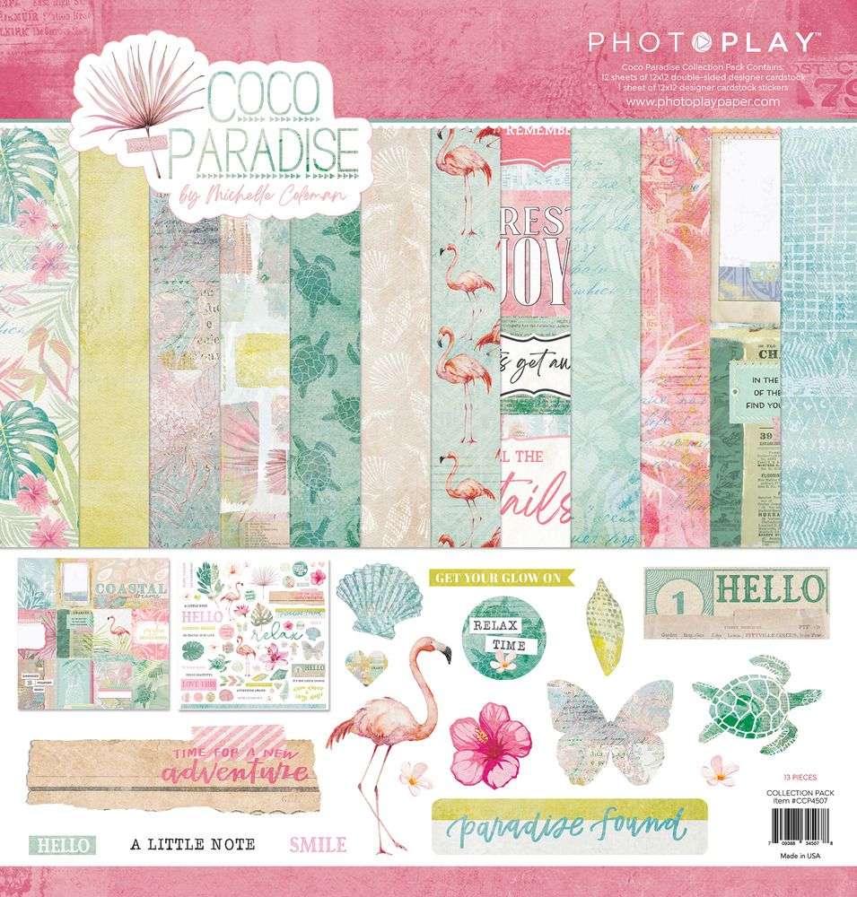12x12 Collection Pack - Coco Paradise Collection