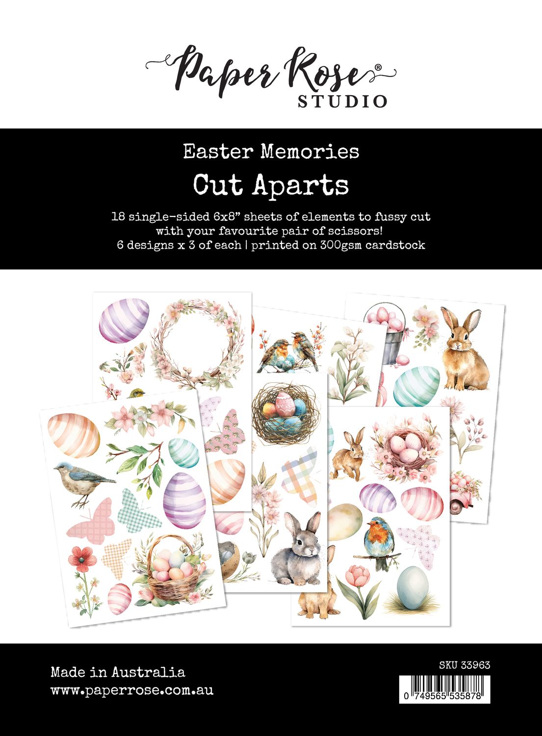 Cut Aparts Paper Pack - Easter Memories Collection