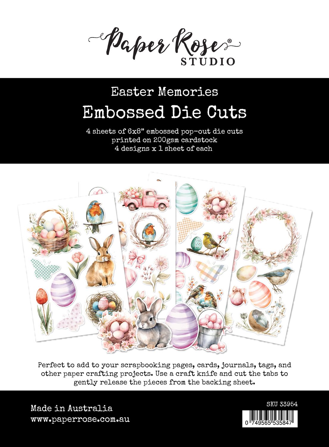 Embossed Die Cuts - Easter Memories Collection