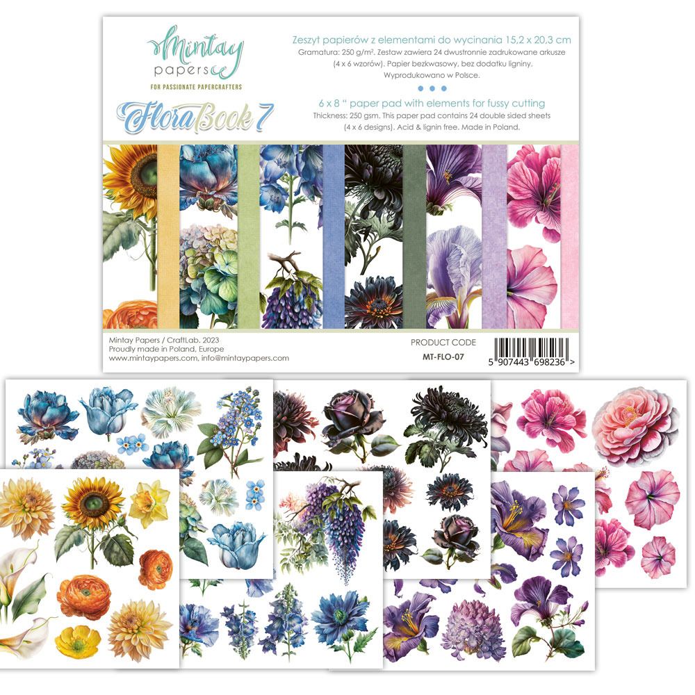 Flora Book 7 - 6x8 Paper Pad - Book Series