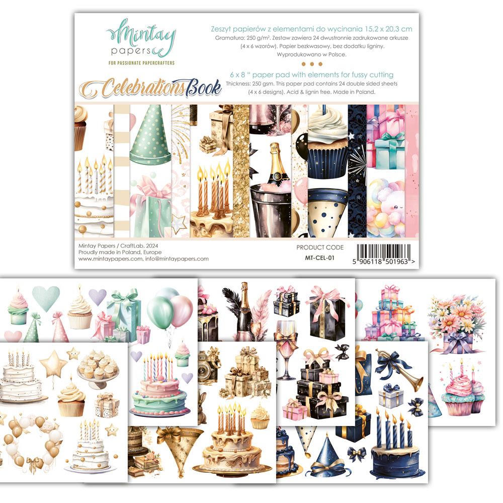 Celebrations Book - 6x8 Paper Pad - Book Series