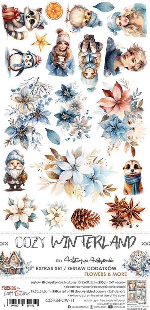 Extras Set - Flowers &amp; More - Cozy Winterland Collection